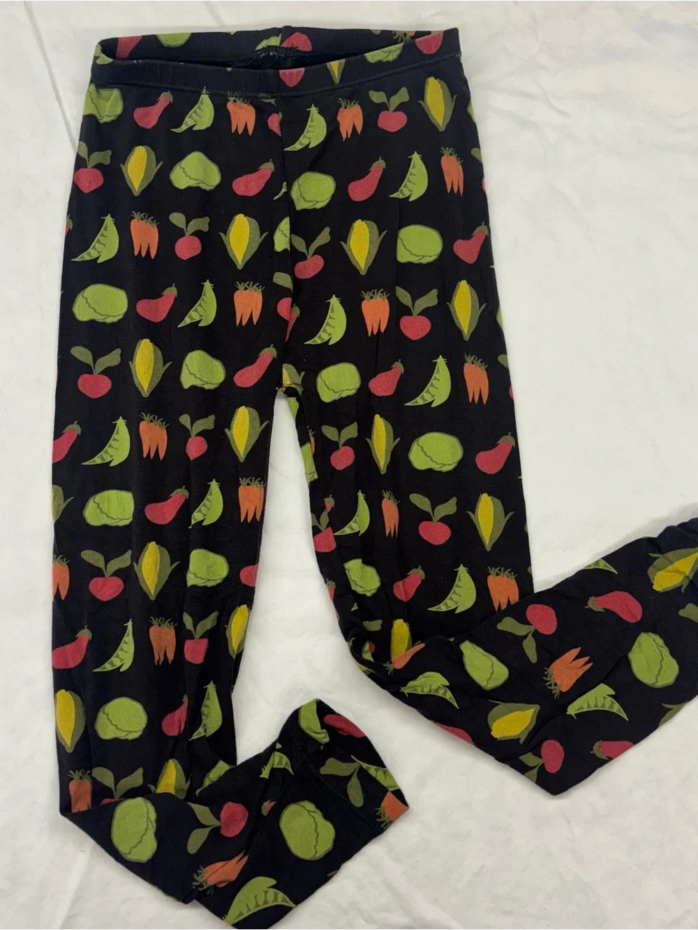 Kickee Pants Garden Eat Your Veggies Bunny Pajamas Size 6 Bamboo Soft